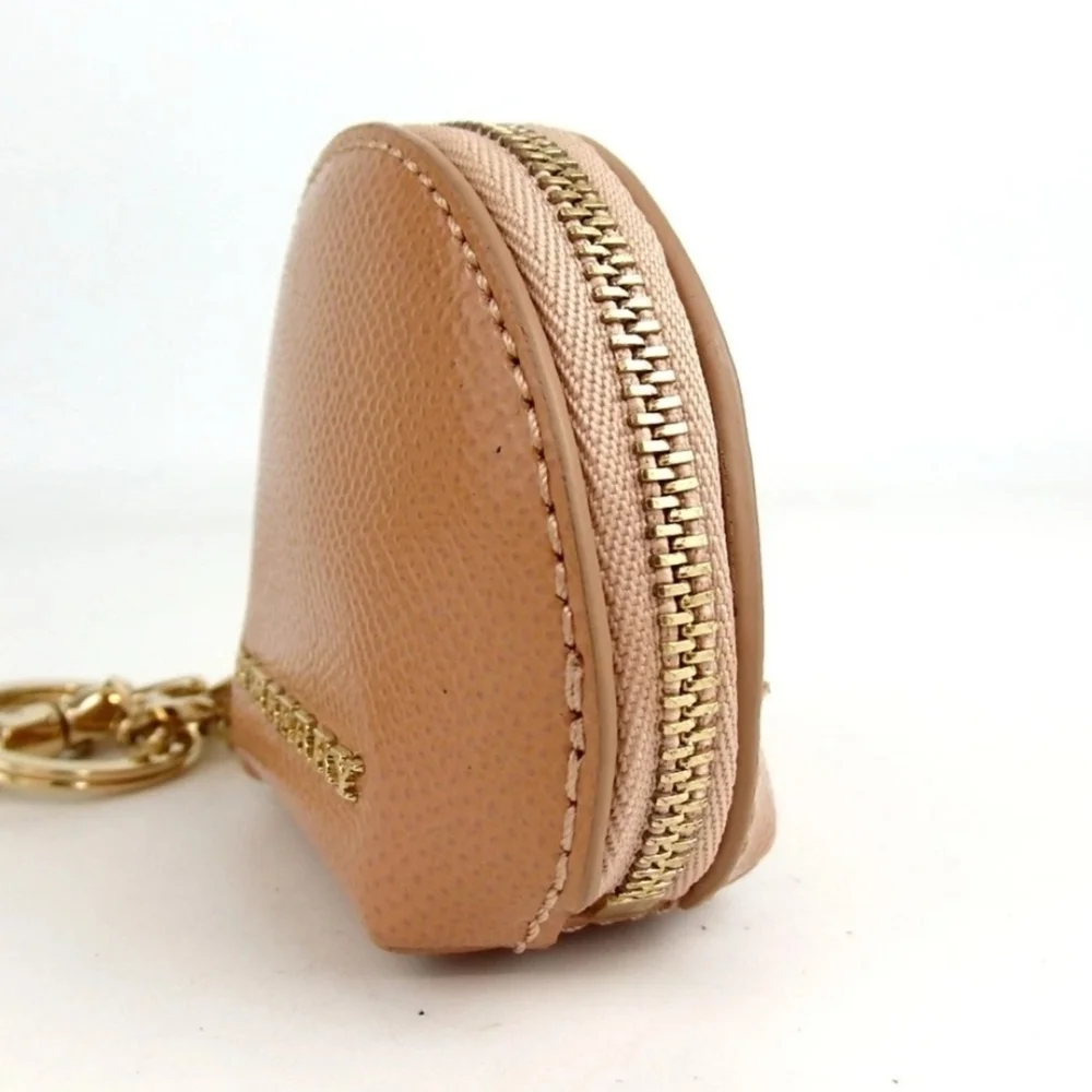 Burberry Camel Leather Coin Pouch Bag Charm - Picture 3 of 6